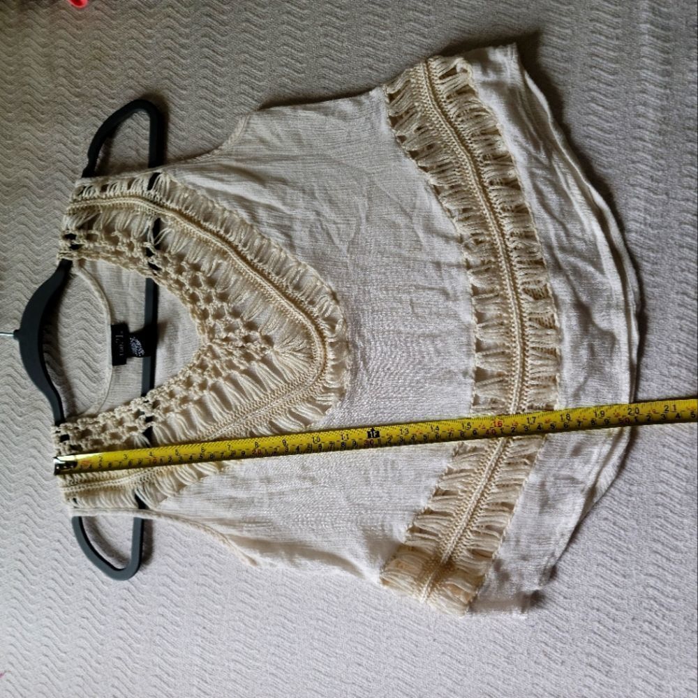 Cream Boho Top - Picture 2 of 10